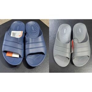 NWTs 2 Pairs of HUHV Unisex Men's and Women's Sandal Slides, W9, M7